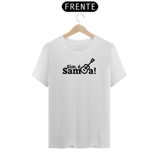 Nome do produto Camiseta Masculina Clássica - Sim, é Samba!