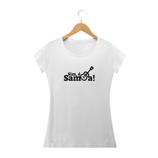Nome do produto Camiseta Baby Long Feminina - Sim é Samba