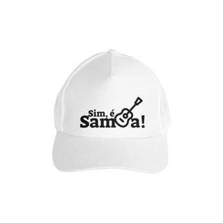 Nome do produto Boné Americano com Tela - Sim é Samba