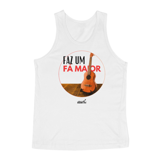 Nome do produto Camiseta Regata Masculina - Faz Um Fá Maior