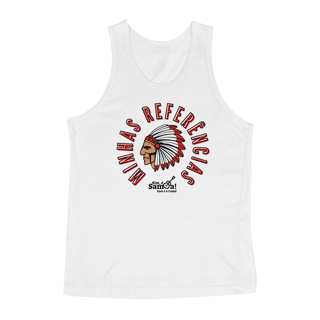 Nome do produto Camiseta Regata Masculina - Minhas Referências Sim é Samba