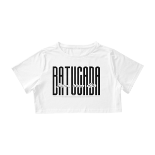 Nome do produto Camiseta Cropped Feminina - Sim Sou da Batucada
