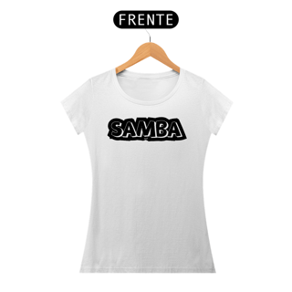 Nome do produto Camiseta Baby Long Quality Feminina - Samba