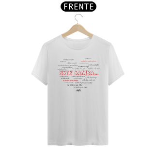 Nome do produto Camiseta Clássica Masculina - Este Samba me Lembra 