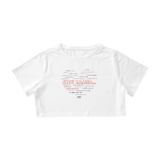 Nome do produto Camisa Cropped Feminina - Este Samba me Lembra
