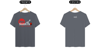 Nome do produto Camiseta Clássica Masculina - Sem Sambar a Vida é Triste