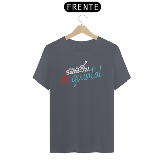 Nome do produto Camiseta Clássica Masculina - Sim é Samba de Quintal