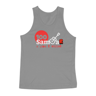 Nome do produto Camiseta Regata Masculina Sem Sambar a Vida é Triste
