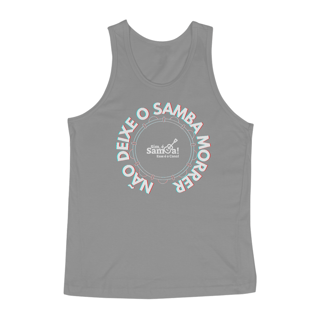 Nome do produto Camiseta Regata Masculina - Não Deixe o Samba Morrer