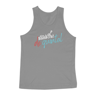 Nome do produto Camiseta Regata Masculina - Sim é Samba de Quintal