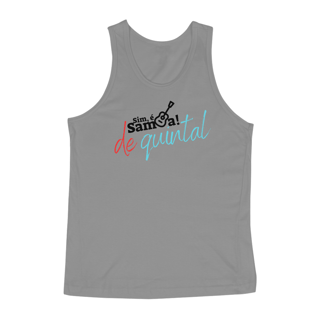 Nome do produto Camiseta Regata Masculina - Sim é Samba de Quintal