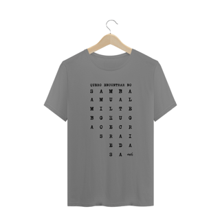 Nome do produto Camiseta Plus Size - Quero Encontrar no Samba