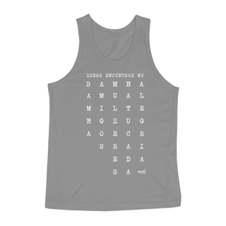 Nome do produto Camiseta Regata Masculina - Quero Encontrar no Samba