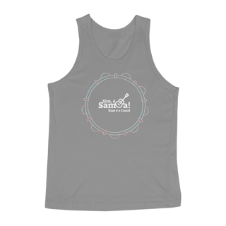 Nome do produto Camiseta Regata Masculina - Pandeiro Sim é Samba