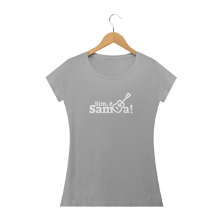 Nome do produto Camiseta Baby Long Feminina - Sim é Samba