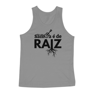 Nome do produto Camiseta Regata Masculina - Sim Meu Samba é De Raiz  