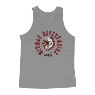 Nome do produto Camiseta Regata Masculina - Minhas Referências Sim é Samba