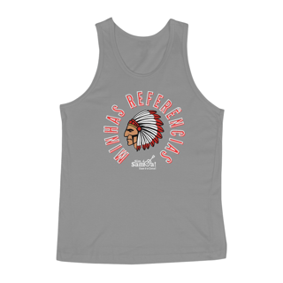 Nome do produto Camiseta Regata Masculina - Minhas Referências Sim é Samba