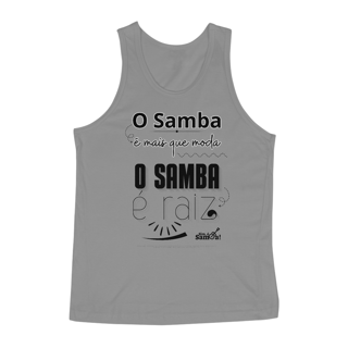 Nome do produto Camiseta Regata Masculina - O Samba é Mais que Moda