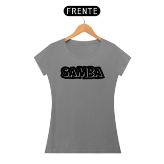 Nome do produto Camiseta Baby Long Quality Feminina - Samba