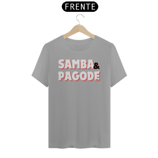 Nome do produto Camiseta Quality Masculina - Samba e Pagode Sim é Samba