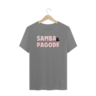 Nome do produto Camiseta Plus Size - Samba e Pagode