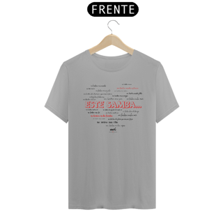 Nome do produto Camiseta Clássica Masculina - Este Samba me Lembra 