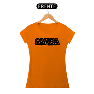 Nome do produto Camiseta Baby Long Quality Feminina - Samba