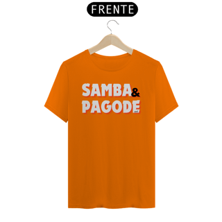 Nome do produto Camiseta Quality Masculina - Samba e Pagode Sim é Samba