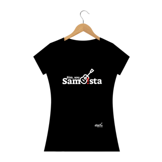 Nome do produto Camiseta Baby Long Quality Feminina - Sim Sou Sambista