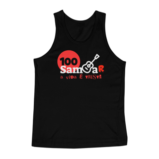 Nome do produto Camiseta Regata Masculina Sem Sambar a Vida é Triste