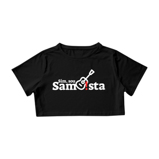 Nome do produto Camisa Cropped Feminina - Sim Sou Sambista
