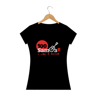 Nome do produto Camiseta Baby Long Feminina - Sem Sambar a Vida é Triste