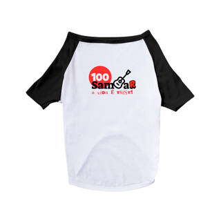 Nome do produto Camisa Pet Dog - Sem Sambar a Vida é Triste