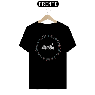 Nome do produto Camiseta Clássica Masculina - Pandeiro Sim é Samba