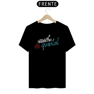 Nome do produto Camiseta Clássica Masculina - Sim é Samba de Quintal