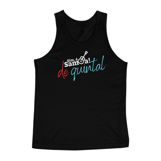 Nome do produto Camiseta Regata Masculina - Sim é Samba de Quintal