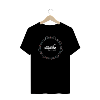 Nome do produto Camiseta Plus Size - Pandeiro Sim é Samba