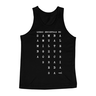 Nome do produto Camiseta Regata Masculina - Quero Encontrar no Samba