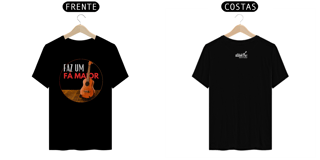 Nome do produto Camiseta Quality Masculina - Faz um Fá Maior Sim é Samba