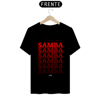 Nome do produto Camiseta Clássica Masculina - Sim é Samba Degradê