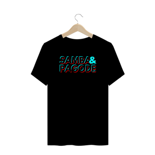 Nome do produto Camiseta Plus Size - Samba e Pagode