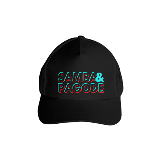 Nome do produto Boné Americano com Tela - Samba e Pagode