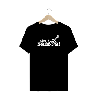 Nome do produto Camiseta Plus Size - Sim é Samba