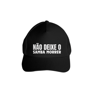 Nome do produto Boné Americano com Tela - Não Deixe o Samba Morrer