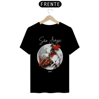 Nome do produto Camiseta Clássica Masculina - São Jorge Sim é Samba