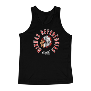 Nome do produto Camiseta Regata Masculina - Minhas Referências Sim é Samba