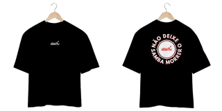 Nome do produto Camiseta Oversized - Não Deixe o Samba Morrer Sim é Samba