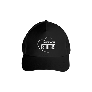 Nome do produto Boné Americano com Tela - I Love You Samba