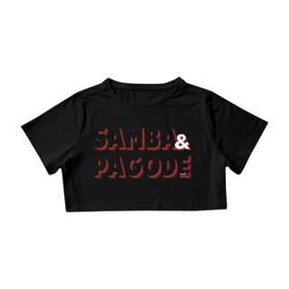 Nome do produto Camisa Cropped Feminina - Samba e Pagode